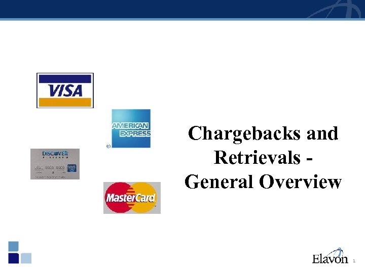 Chargebacks and Retrievals General Overview 1 