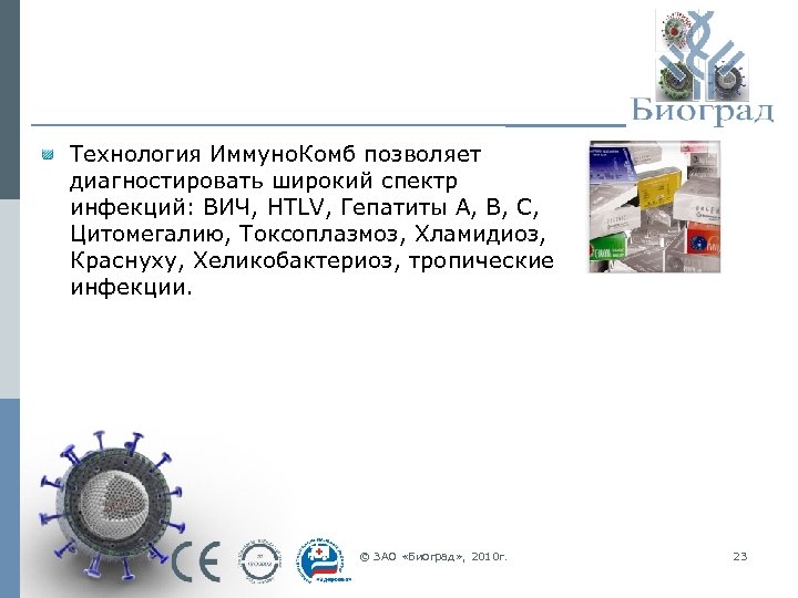 Технология Иммуно. Комб позволяет диагностировать широкий спектр инфекций: ВИЧ, HTLV, Гепатиты А, В, С,