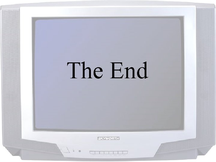 The End 
