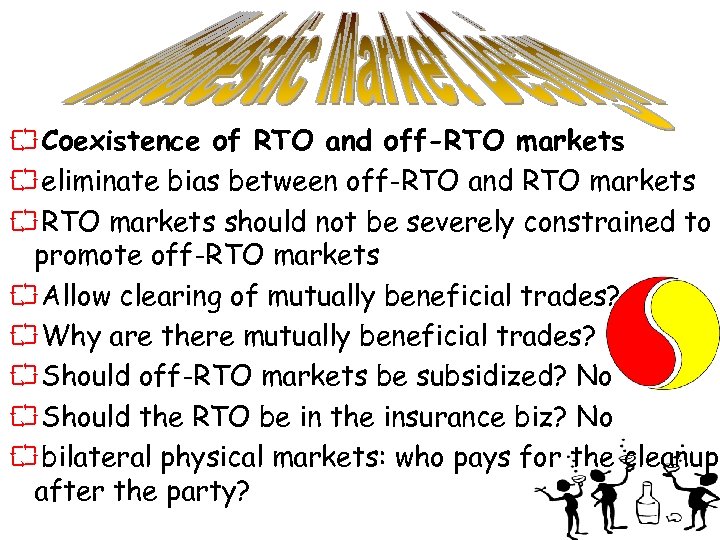 `Coexistence of RTO and off-RTO markets `eliminate bias between off-RTO and RTO markets `RTO