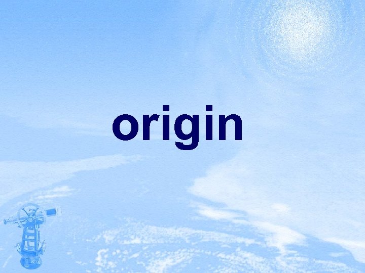 origin 