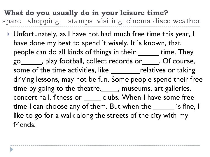 What do you usually do. Ответить на вопросы:what do you do in your Leisure time?. Английский язык what do you usually do from 7 to 11 PM. Write 10-15. What do usually do in your free time. What do you usually in your free time.