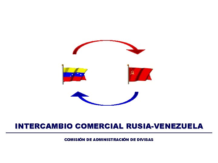 INTERCAMBIO COMERCIAL RUSIA-VENEZUELA COMISIÓN DE ADMINISTRACIÓN DE DIVISAS 24 