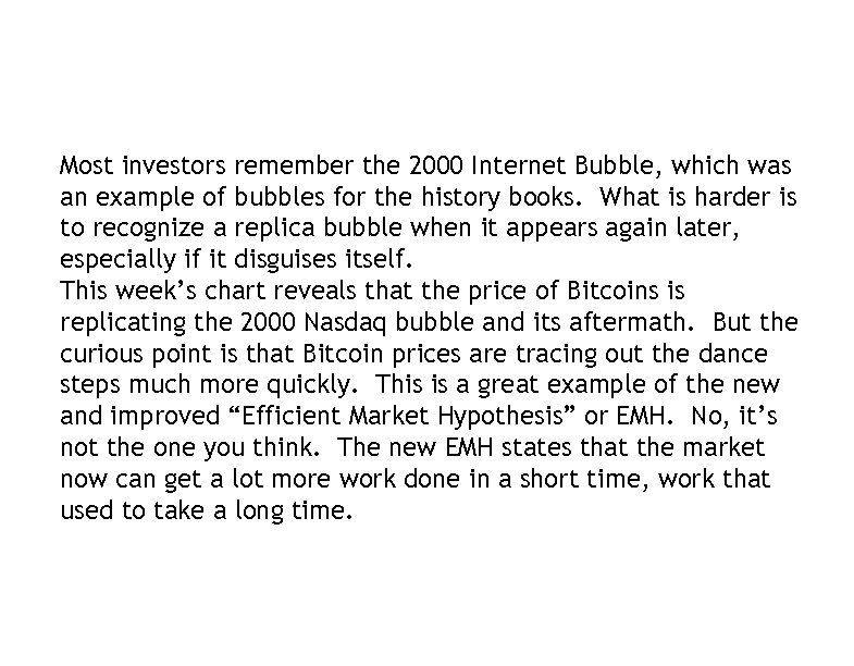 Most investors remember the 2000 Internet Bubble, which was an example of bubbles for