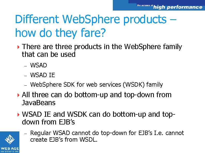 Different Web. Sphere products – how do they fare? There are three products in