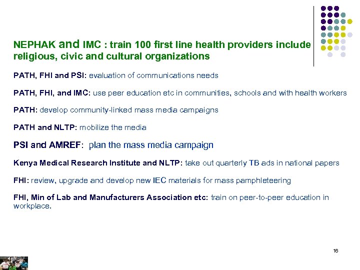 NEPHAK and IMC : train 100 first line health providers include religious, civic and