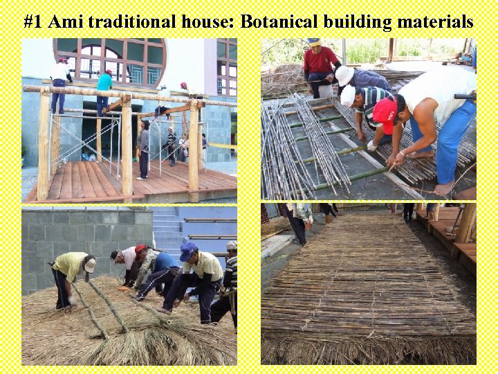 #1 Ami traditional house: Botanical building materials 