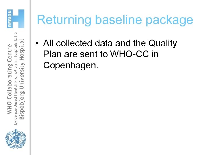 Bispebjerg University Hospital Evidence-Based Health Promotion in Hospitals & HS WHO Collaborating Centre Returning