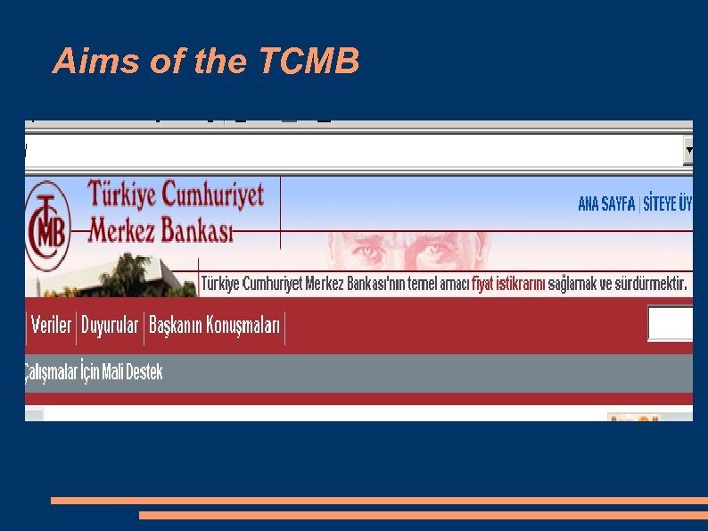 Aims of the TCMB 