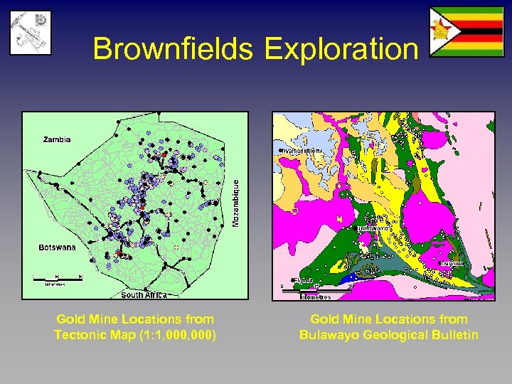 Brownfields Exploration Gold Mine Locations from Tectonic Map (1: 1, 000) Gold Mine Locations