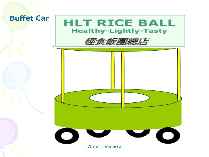 Buffet Car Writer : Vanessa 