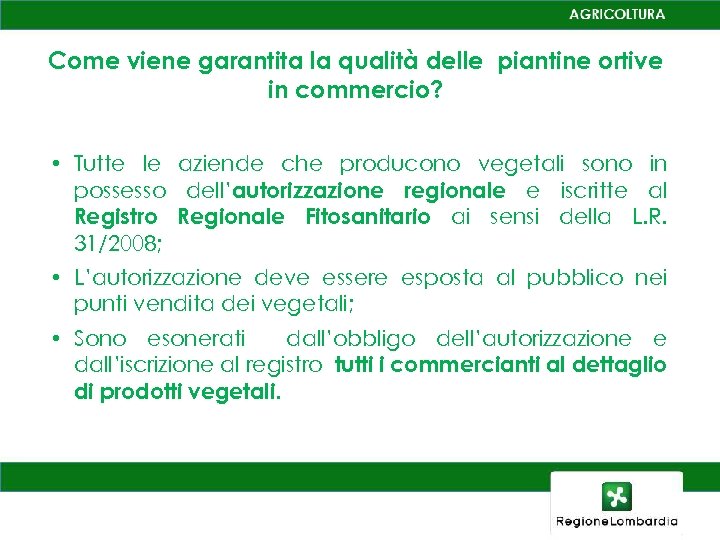 Come viene garantita la qualità delle piantine ortive in commercio? • Tutte le aziende