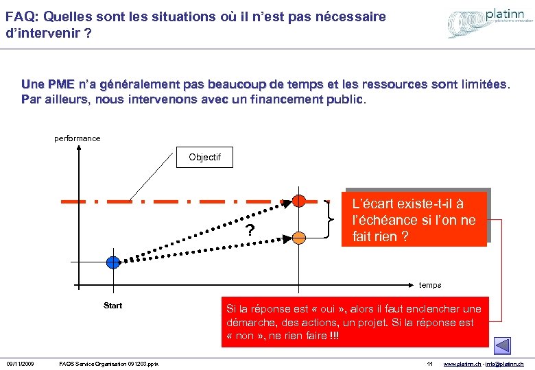 FAQ: Quelles sont les situations où il n’est pas nécessaire d’intervenir ? Une PME