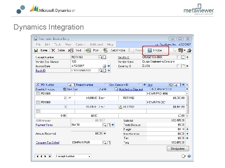 Dynamics Integration 