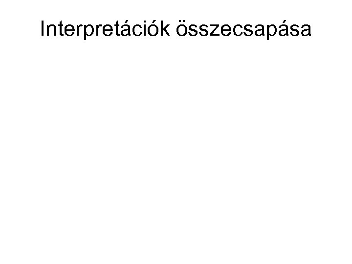 Interpretációk összecsapása 