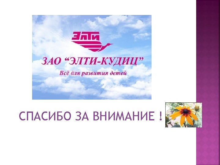 СПАСИБО ЗА ВНИМАНИЕ ! 