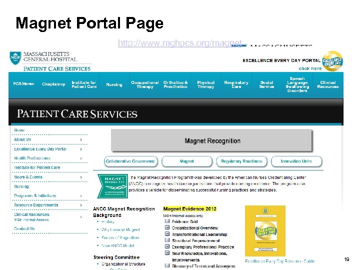 Magnet Portal Page http: //www. mghpcs. org/magnet 19 