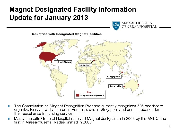 Magnet Designated Facility Information Update for January 2013 n n The Commission on Magnet