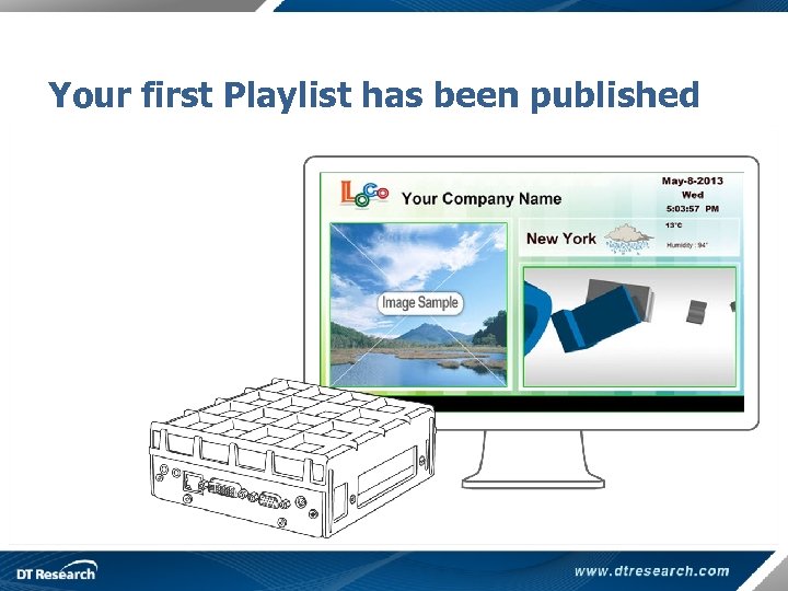 Your first Playlist has been published 