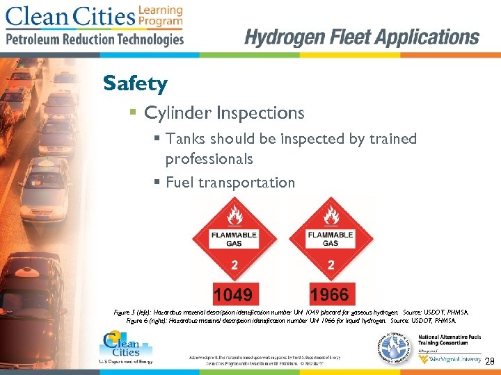 Safety § Cylinder Inspections § Tanks should be inspected by trained professionals § Fuel