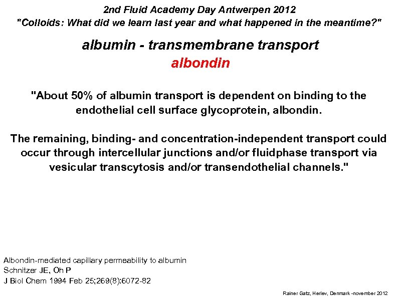 2 nd Fluid Academy Day Antwerpen 2012 