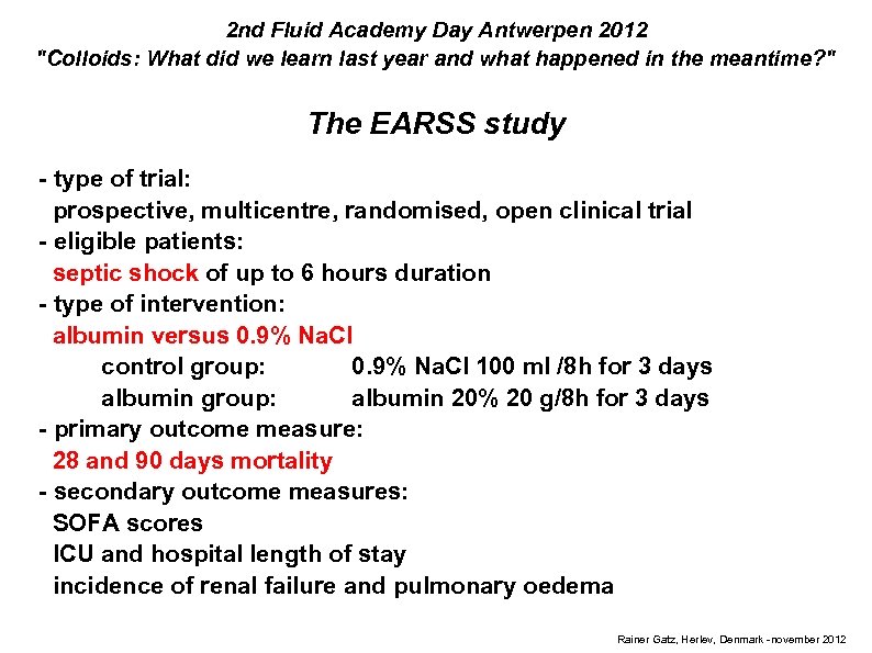 2 nd Fluid Academy Day Antwerpen 2012 