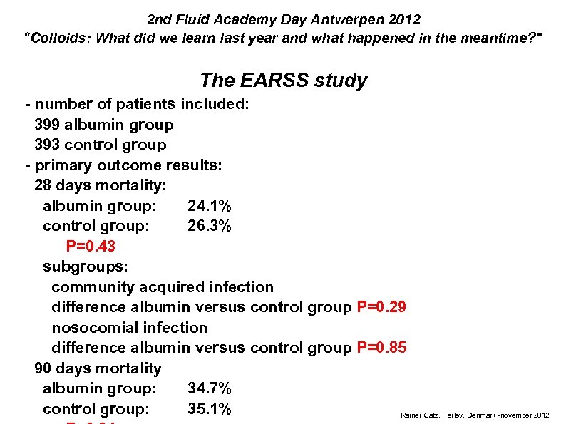 2 nd Fluid Academy Day Antwerpen 2012 