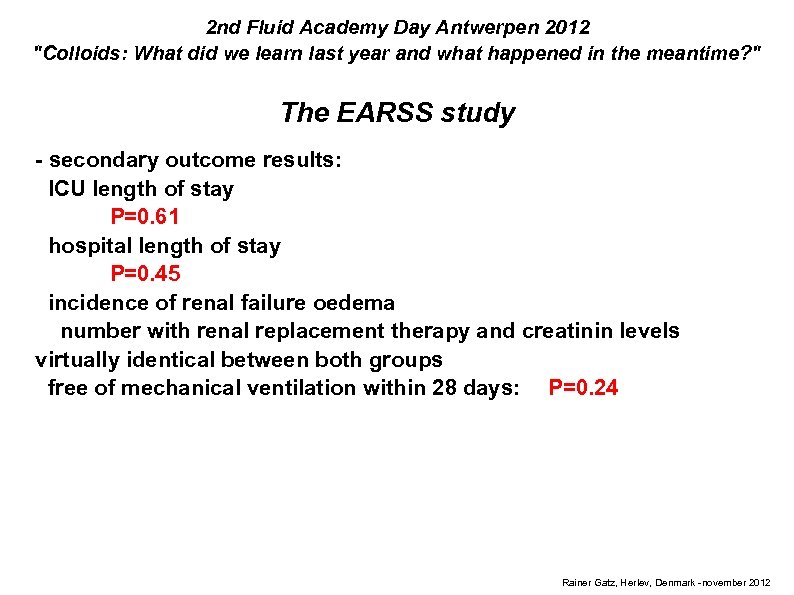2 nd Fluid Academy Day Antwerpen 2012 