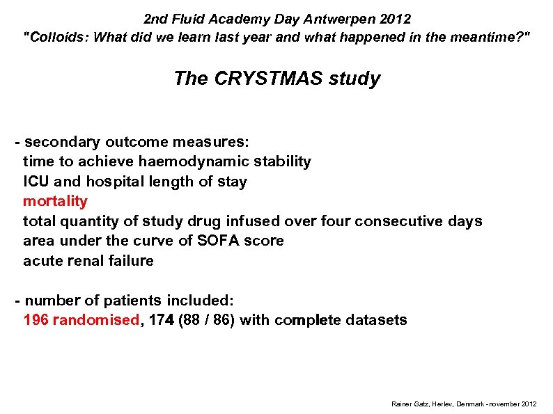 2 nd Fluid Academy Day Antwerpen 2012 