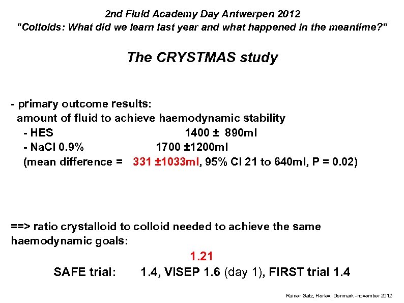 2 nd Fluid Academy Day Antwerpen 2012 