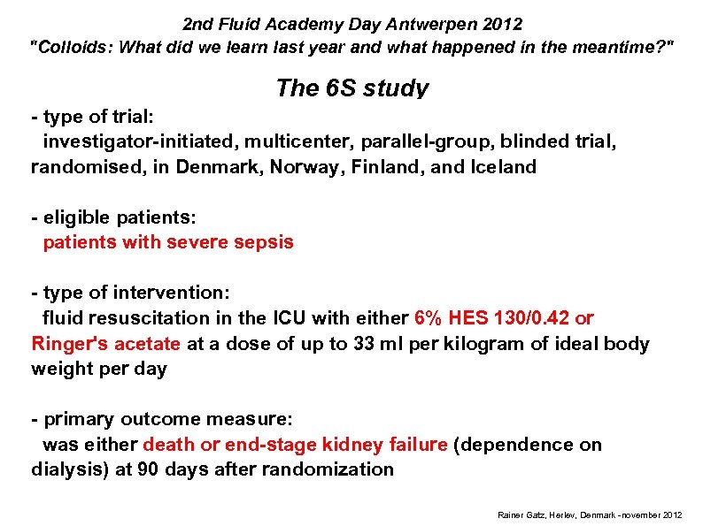 2 nd Fluid Academy Day Antwerpen 2012 