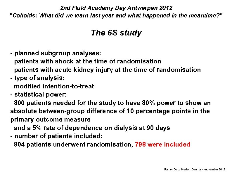 2 nd Fluid Academy Day Antwerpen 2012 