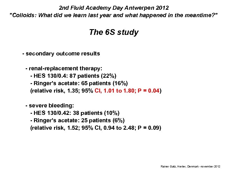 2 nd Fluid Academy Day Antwerpen 2012 