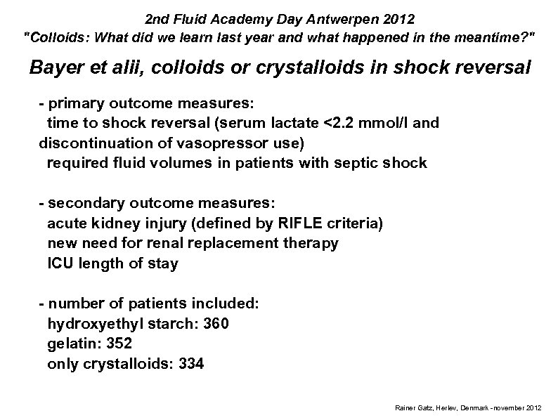 2 nd Fluid Academy Day Antwerpen 2012 