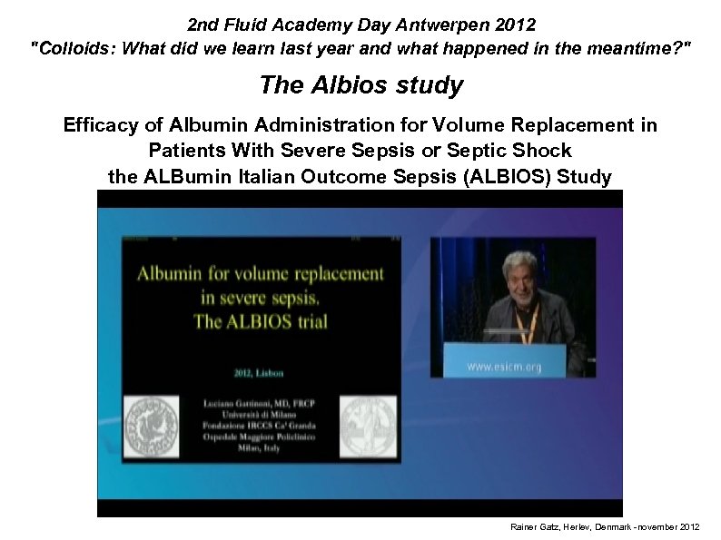 2 nd Fluid Academy Day Antwerpen 2012 