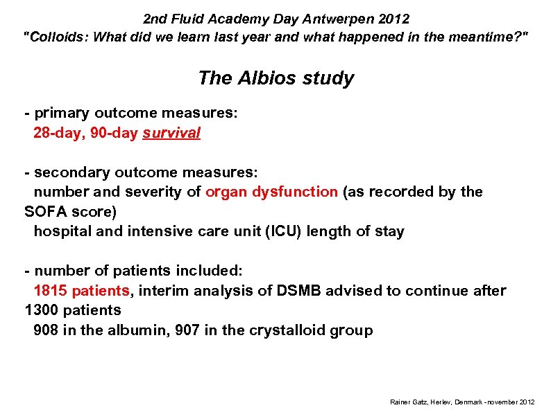 2 nd Fluid Academy Day Antwerpen 2012 