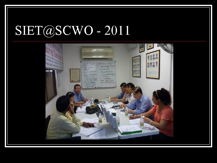 SIET@SCWO - 2011 