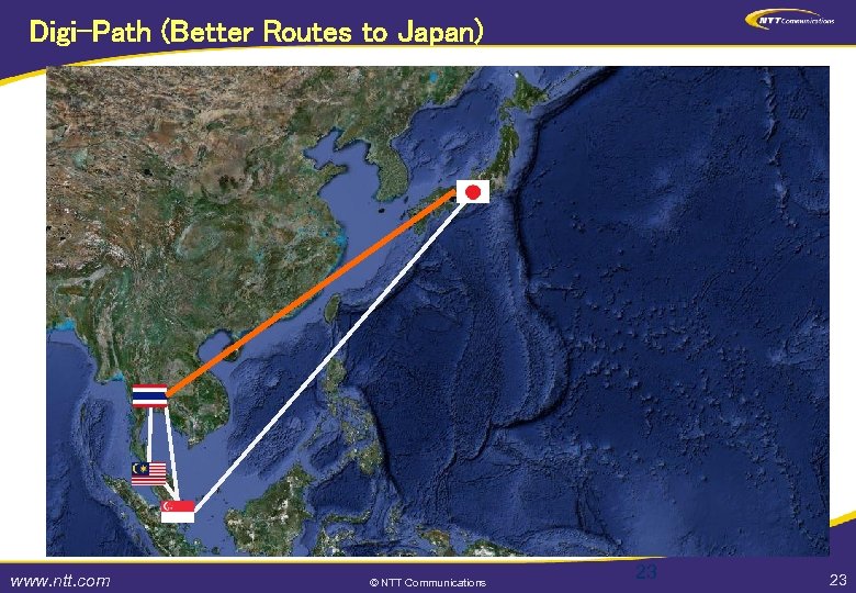 Digi-Path (Better Routes to Japan) www. ntt. com © NTT Communications 23 23 