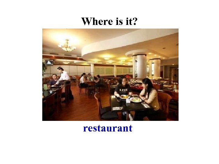 Where is it? restaurant 