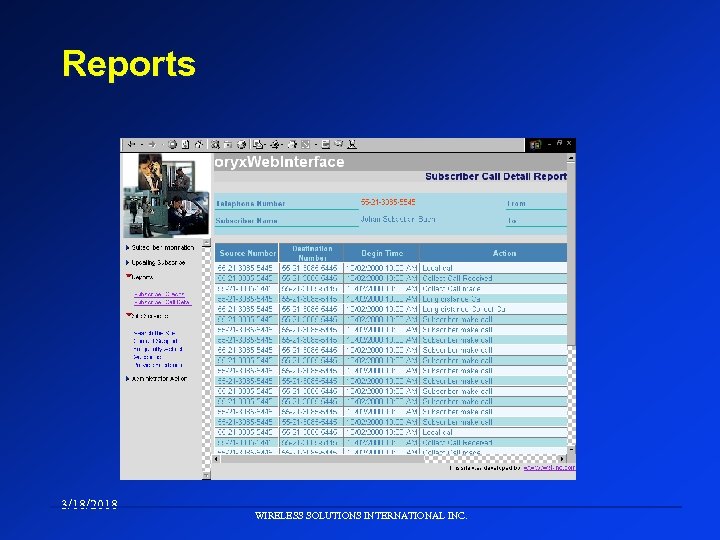 Reports 3/18/2018 WIRELESS SOLUTIONS INTERNATIONAL INC. 