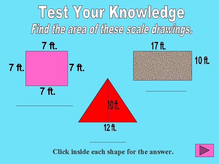 Click inside each shape for the answer. 