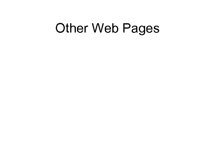 Other Web Pages 