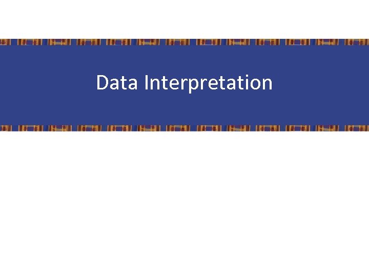 Data Interpretation 