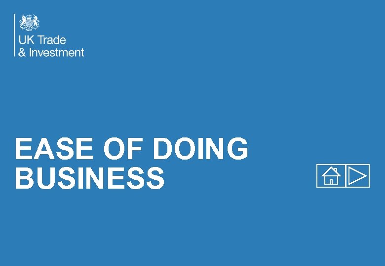 EASE OF DOING BUSINESS 