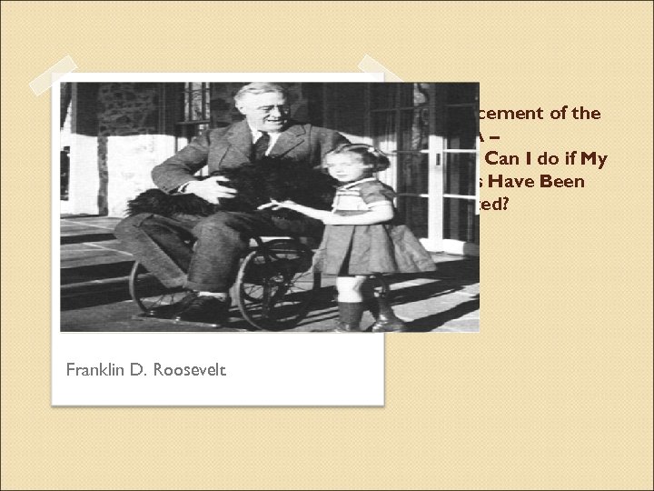 Enforcement of the FHAA – What Can I do if My Rights Have Been