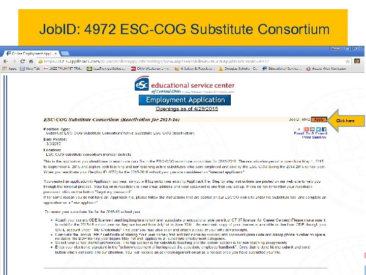 Job. ID: 4972 ESC-COG Substitute Consortium Click here 4 