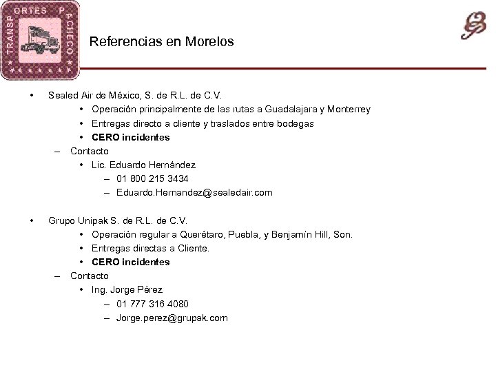 Referencias en Morelos • Sealed Air de México, S. de R. L. de C.