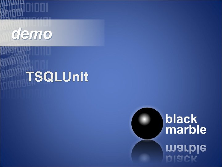demo TSQLUnit 