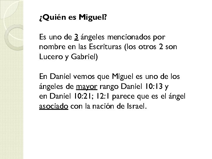 ¿Quién es Miguel? Es uno de 3 ángeles mencionados por nombre en las Escrituras