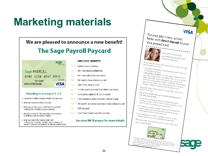 Marketing materials 24 